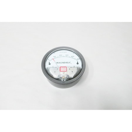 Dwyer Instruments MAGNEHELIC 0-500MM-H2O 4IN 1/8IN NPT PRESSURE GAUGE 160582-00